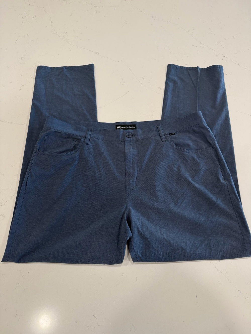 Travis Mathew Men's Navy Blue Performance Pants